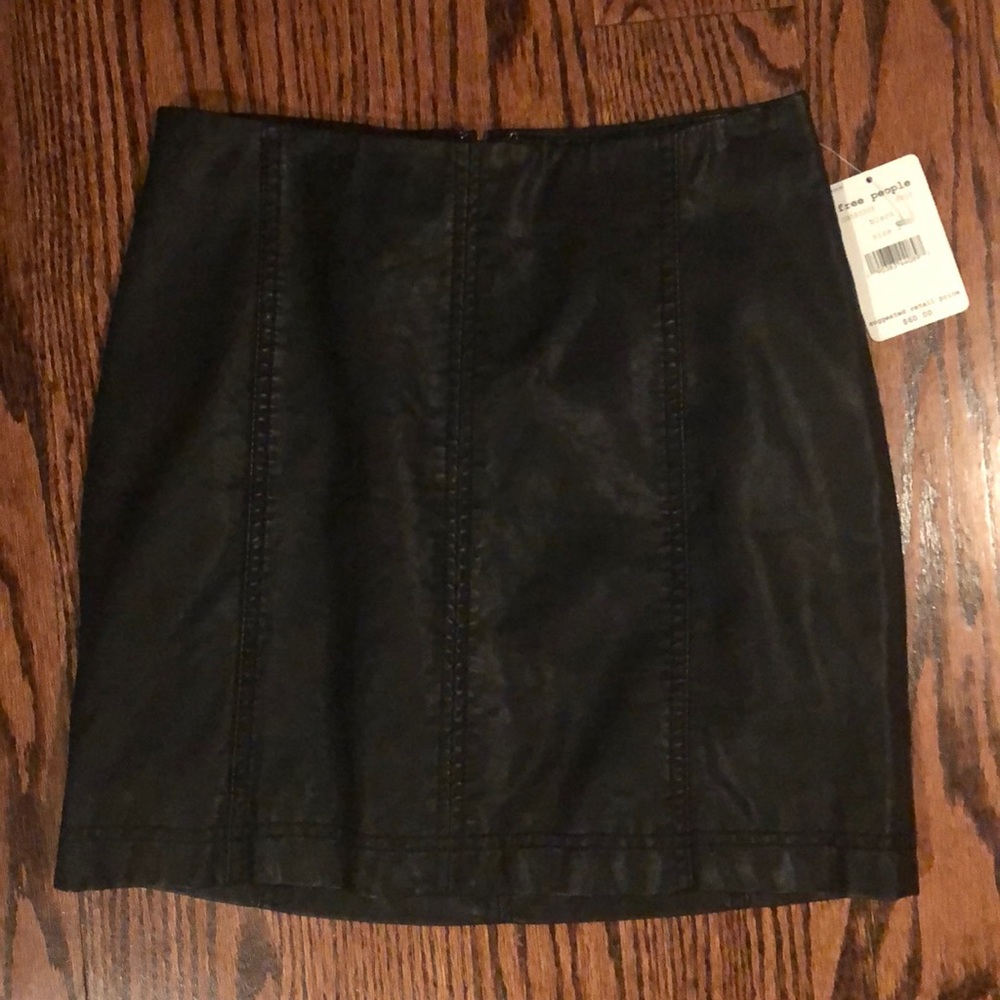 Leather skirt